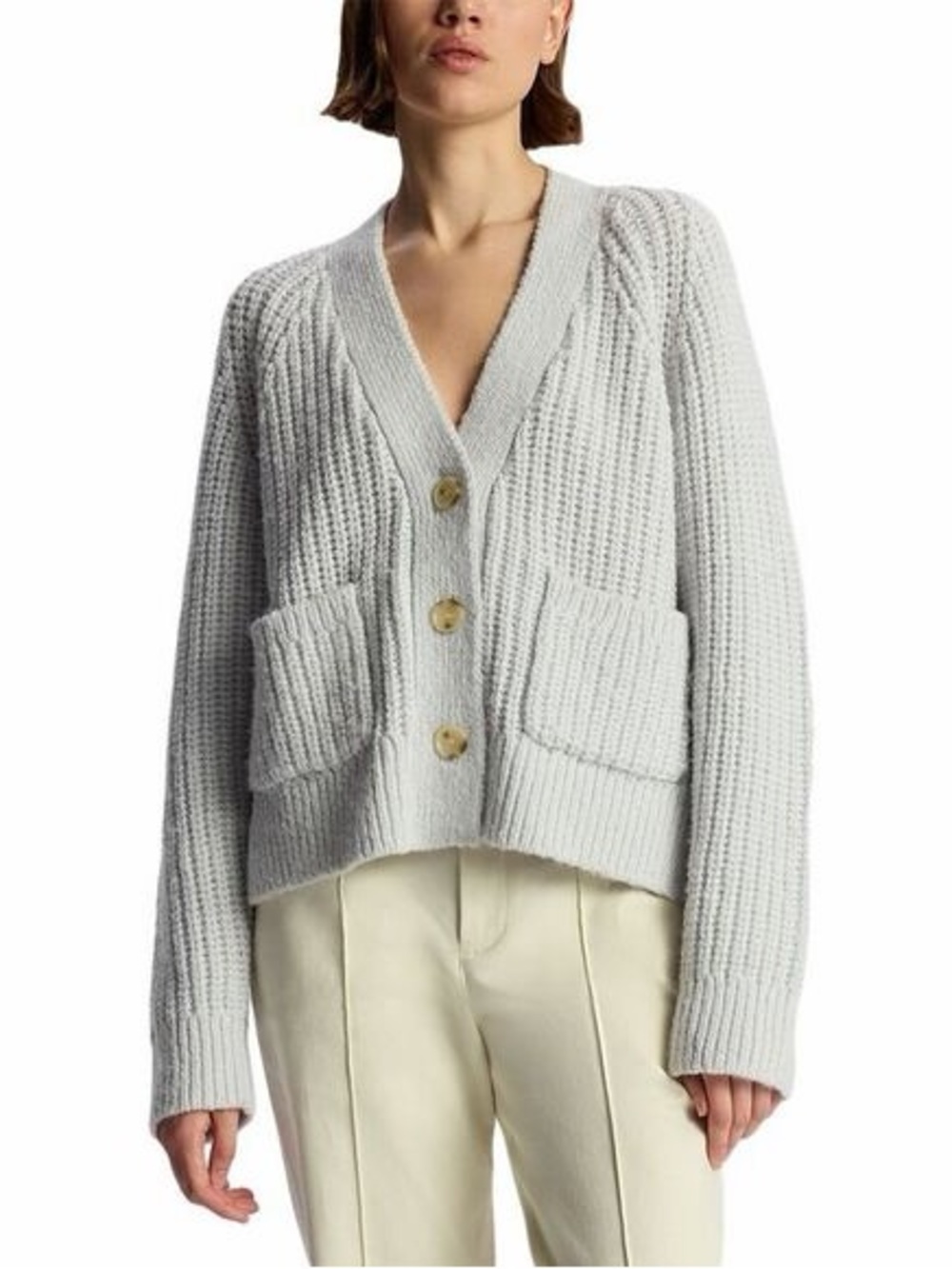 A.L.C Cleveland Light Blue Cardigan - Wool and Alpaca Blend